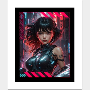 Cyberpunk Girl! Posters and Art